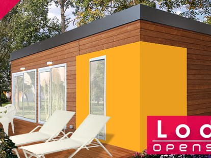 Luxury camping - WC - Caorle - Centro Vacanze Pra`delle Torri Lodge Openspace B auf Centro Vacanze Pra`delle Torri